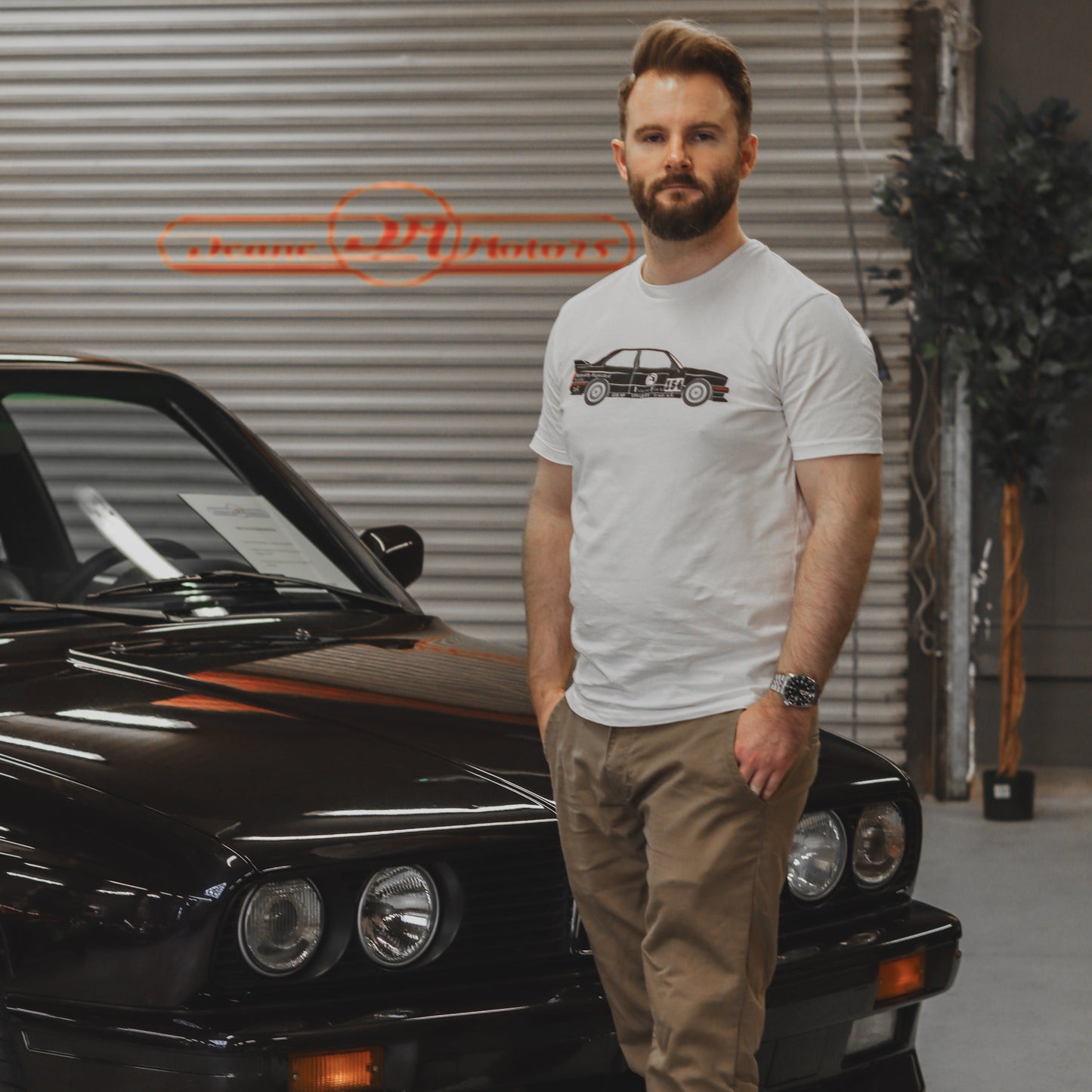 M3 (E30) Sport Evo Men's Tee - White - Driver Focused Apparel