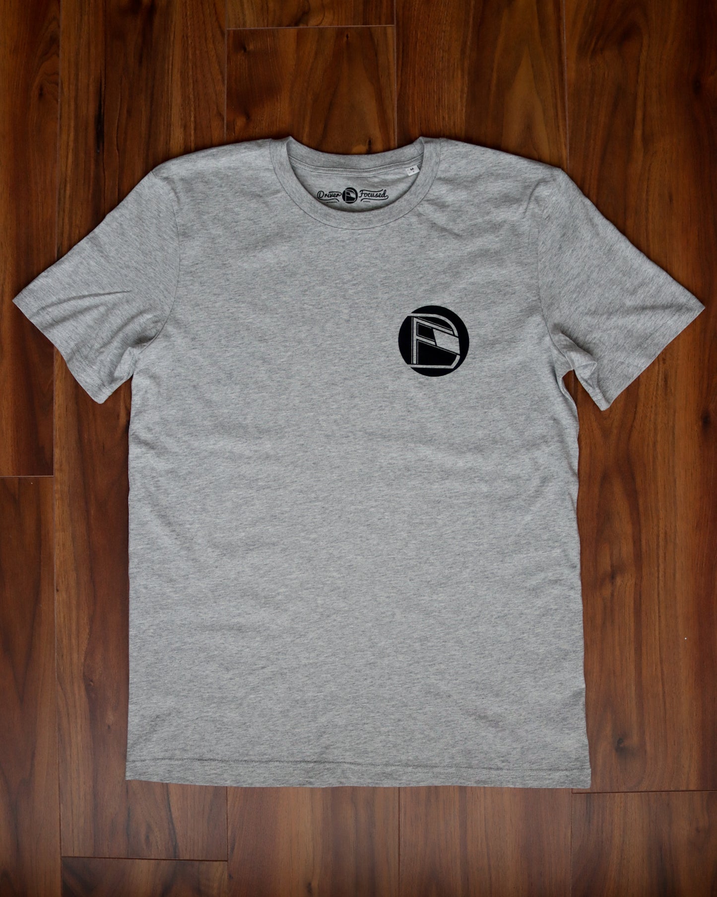 DF Roundel Men's Tee - Grey - Driver Focused Apparel