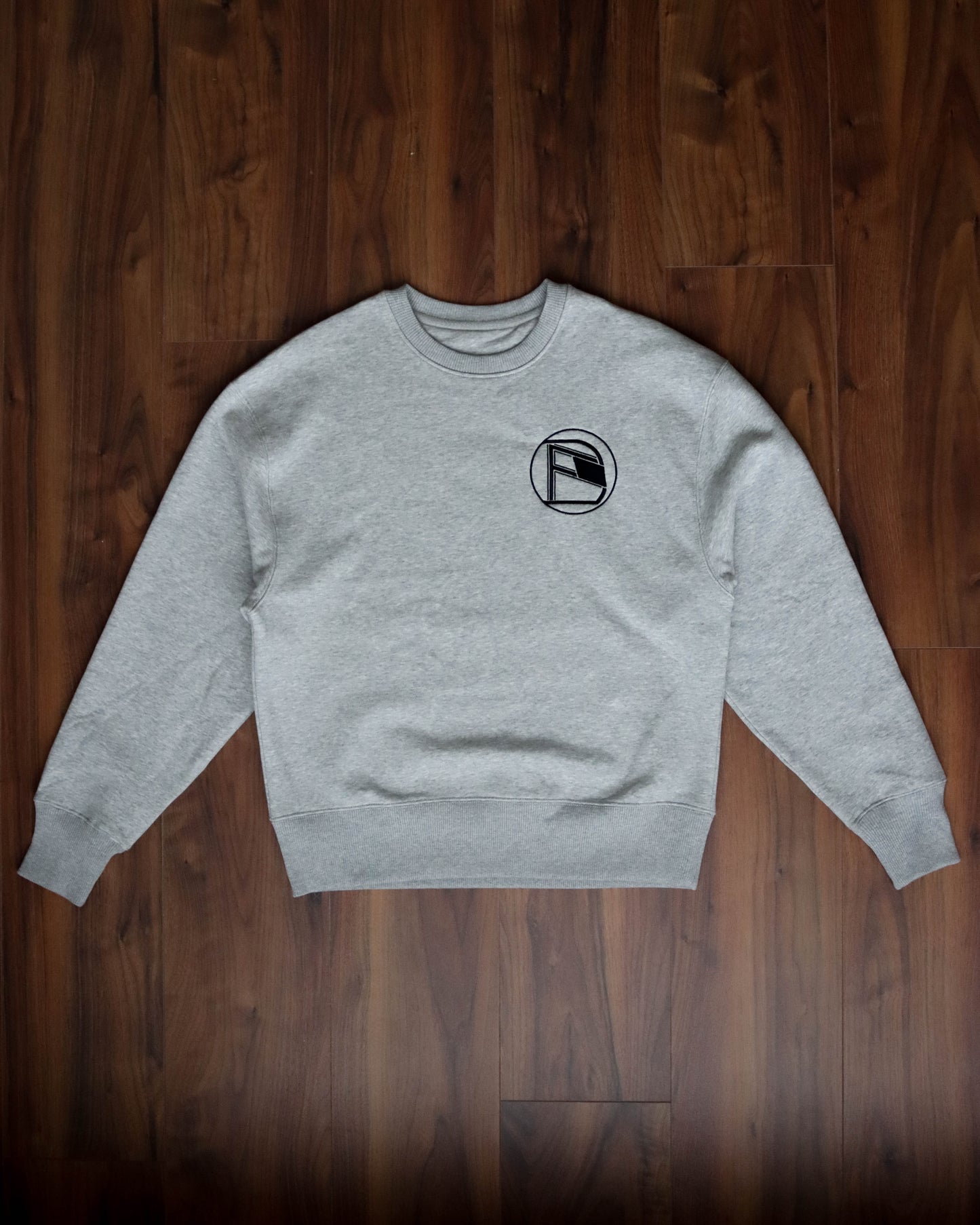 DF Roundel Women's Crew Sweatshirt - Grey - Driver Focused Apparel